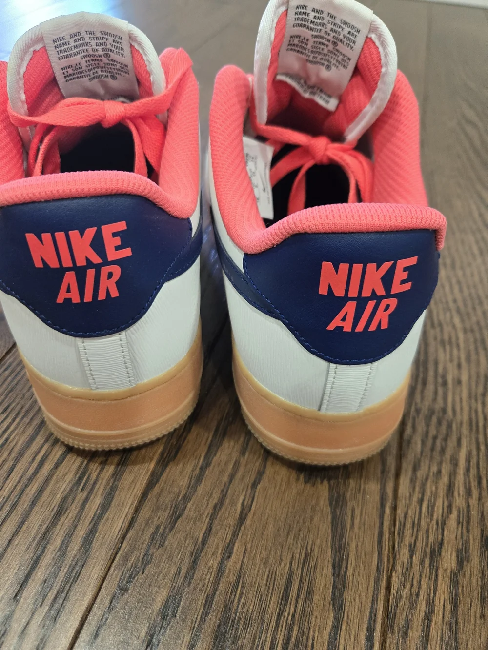 Nike Air Force 1 Low Men’s CT7875-994 Wht/Peach/Olive Size 10